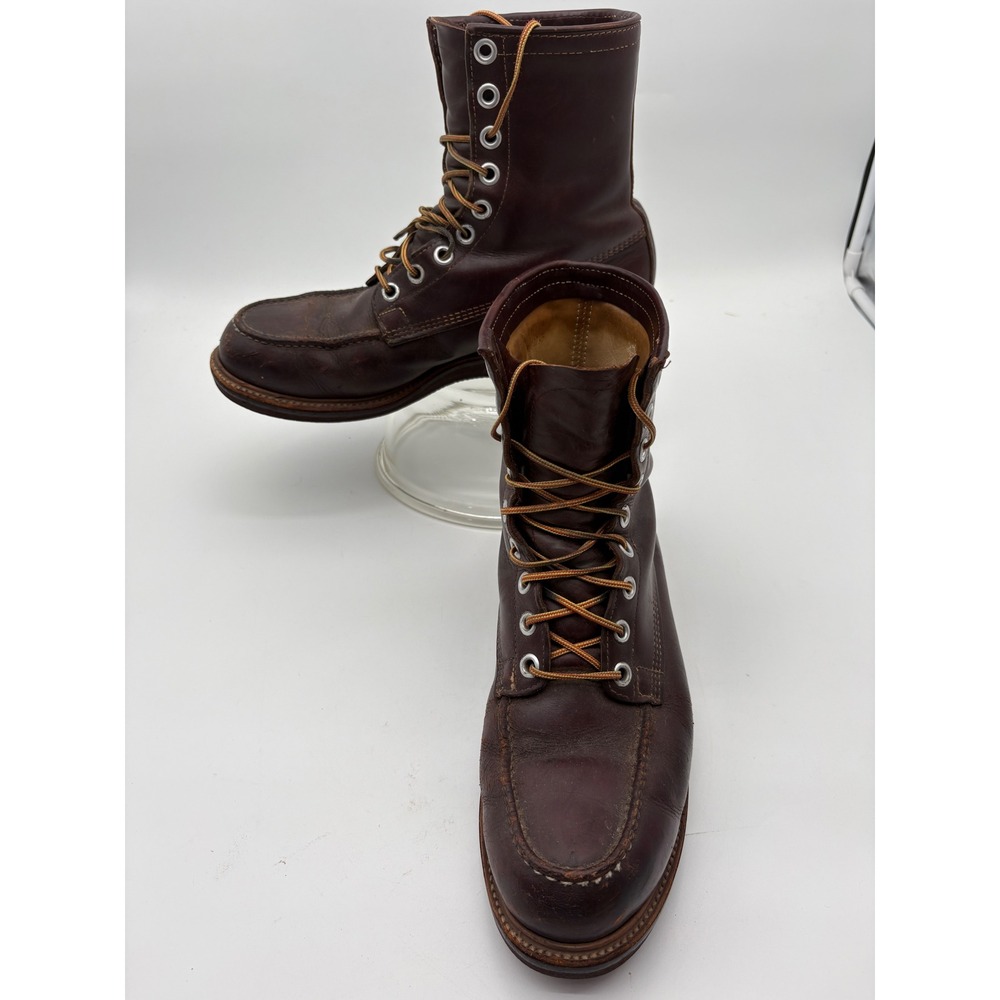 Foremost Irish Setter Sport Boots Mens 11 D Brown Leather Moc Toe Vintage 2493